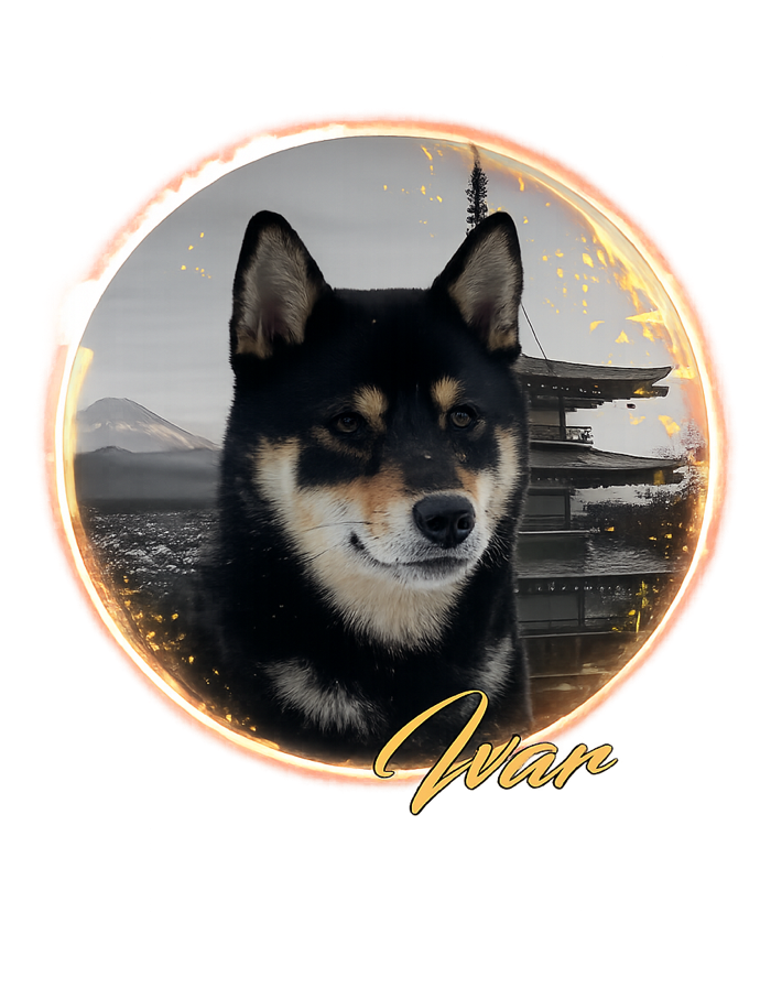 Black and Tan Siba Inu Male